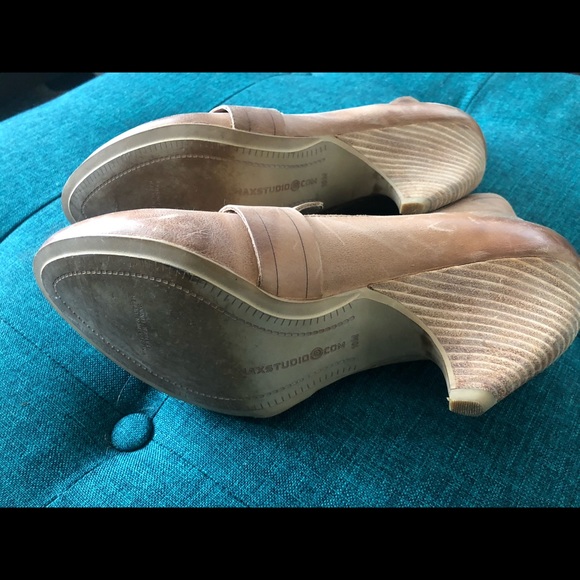 Brand new max studio leather heel - Picture 2 of 4